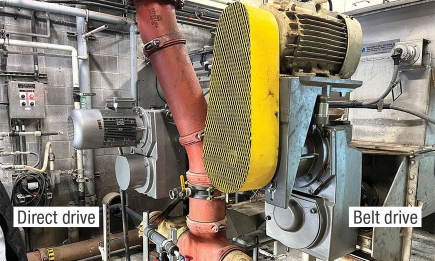 NORD Direct Drive Systems Outperform Belt Drives in Efficiency, Safety, and Cost-Effectiveness